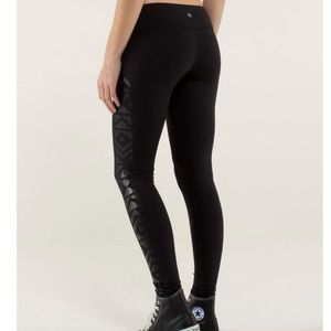 Size 2 Black Lululemon Aztec Leggings
